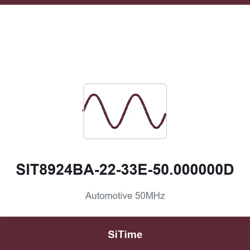 SiTime SIT8924BA-22-33E-50.000000D Automotive 50MHz SMD3225-4P
