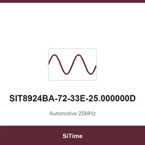 SiTime SIT8924BA-72-33E-25.000000D Automotive 25MHz SMD2016-4P