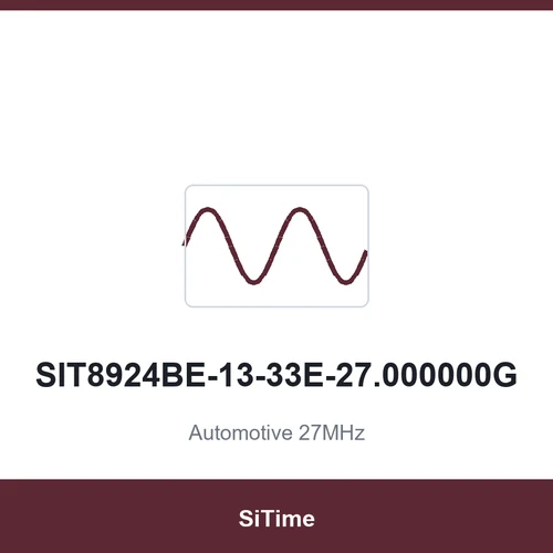 SiTime SIT8924BE-13-33E-27.000000G Automotive 27MHz SMD2520-4P