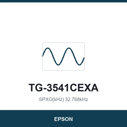 EPSON TG-3541CEXA SPXO(kHz) 32.768kHz 3.2x2.5x1.0