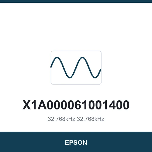 EPSON X1A000061001400 32.768kHz 32.768kHz 2012