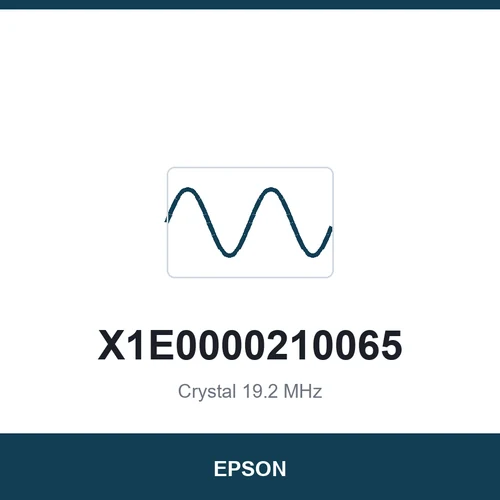 EPSON X1E0000210065 Crystal 19.2 MHz 3225