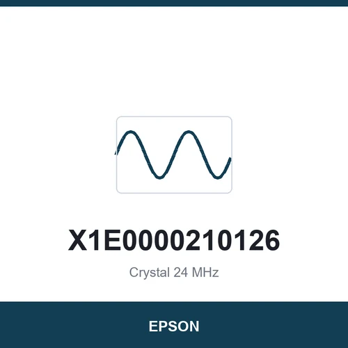 EPSON X1E0000210126 Crystal 24 MHz 3225