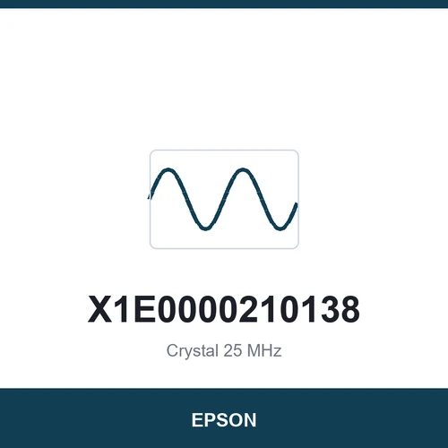 EPSON X1E0000210138 Crystal 25 MHz 3225