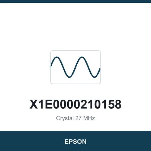 EPSON X1E0000210158 Crystal 27 MHz 3225