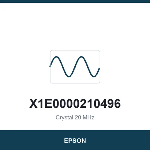 EPSON X1E0000210496 Crystal 20 MHz 3225