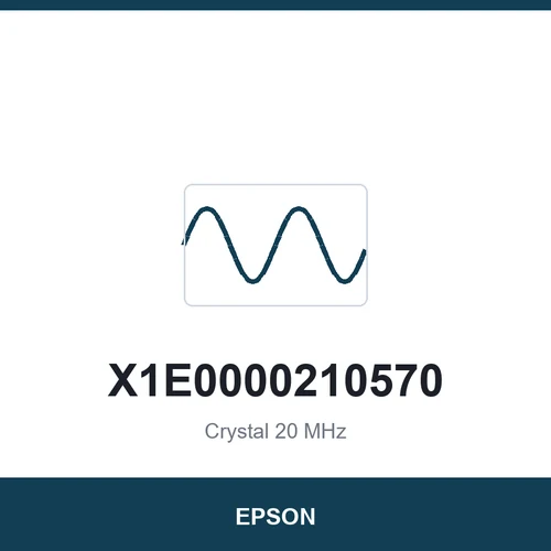 EPSON X1E0000210570 Crystal 20 MHz 3225