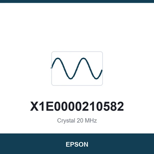 EPSON X1E0000210582 Crystal 20 MHz 3225