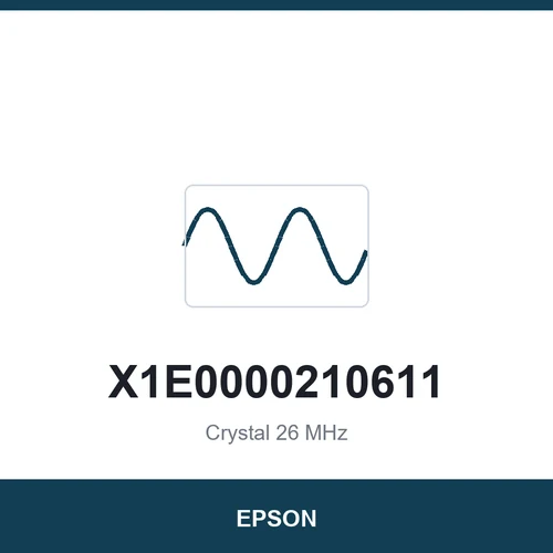 EPSON X1E0000210611 Crystal 26 MHz 3225
