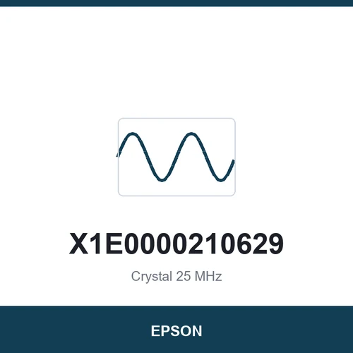 EPSON X1E0000210629 Crystal 25 MHz 3225