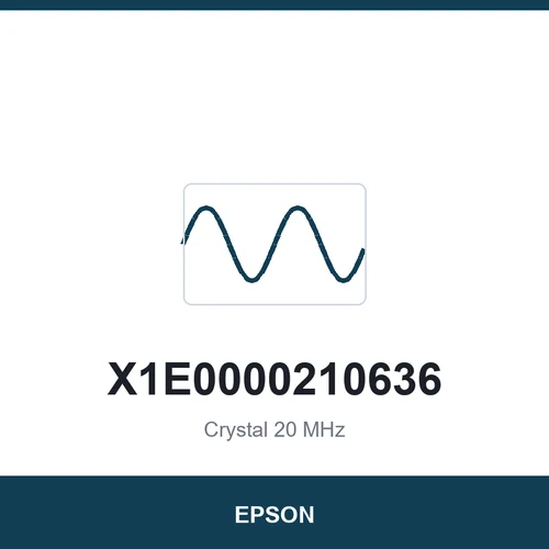 EPSON X1E0000210636 Crystal 20 MHz 3225