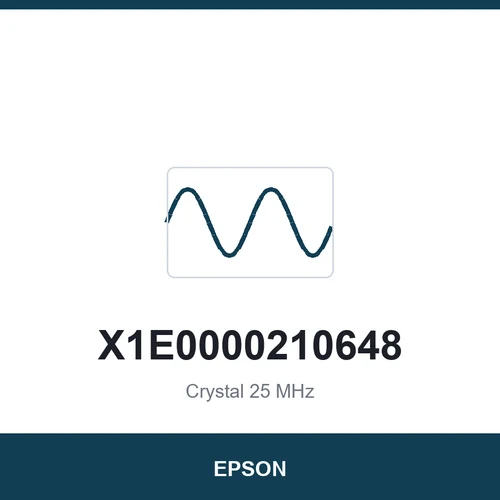 EPSON X1E0000210648 Crystal 25 MHz 3225