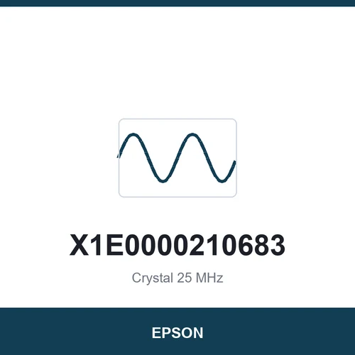 EPSON X1E0000210683 Crystal 25 MHz 3225