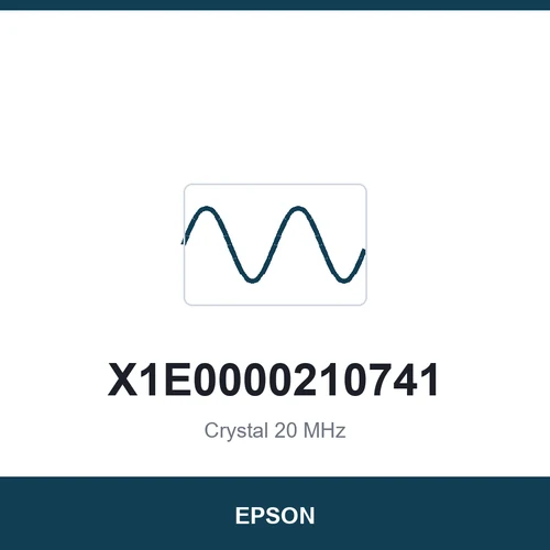 EPSON X1E0000210741 Crystal 20 MHz 3225