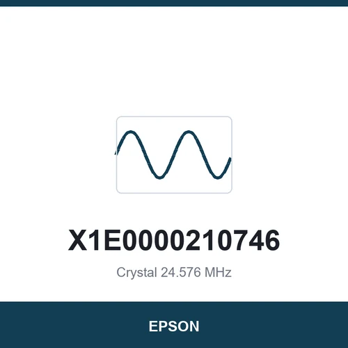 EPSON X1E0000210746 Crystal 24.576 MHz 3225