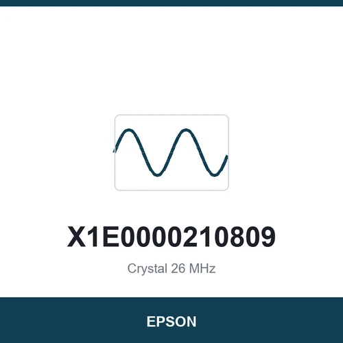 EPSON X1E0000210809 Crystal 26 MHz 3225