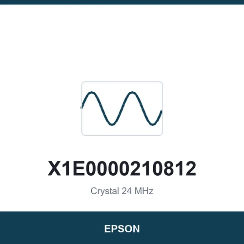 EPSON X1E0000210812 Crystal 24 MHz 3225