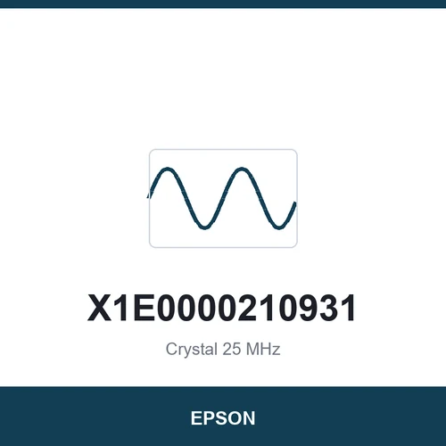 EPSON X1E0000210931 Crystal 25 MHz 3225