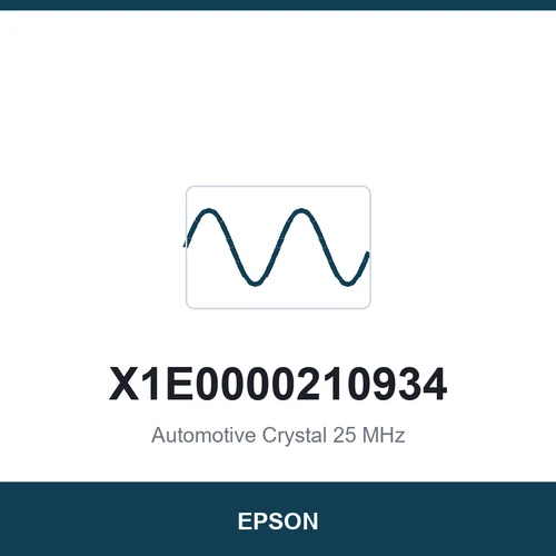 EPSON X1E0000210934 Automotive Crystal 25 MHz 3225