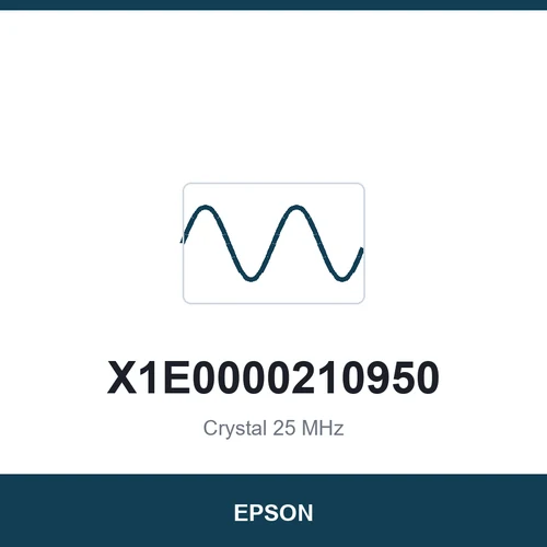 EPSON X1E0000210950 Crystal 25 MHz 3225