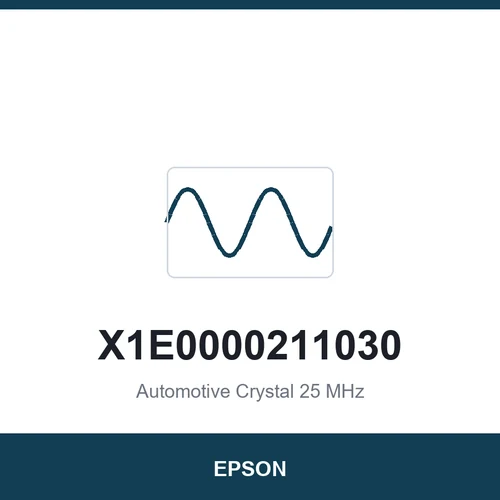 EPSON X1E0000211030 Automotive Crystal 25 MHz 3225