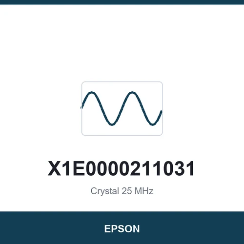 EPSON X1E0000211031 Crystal 25 MHz 3225