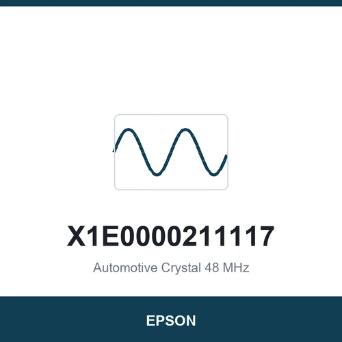 EPSON X1E0000211117 Automotive Crystal 48 MHz 3225