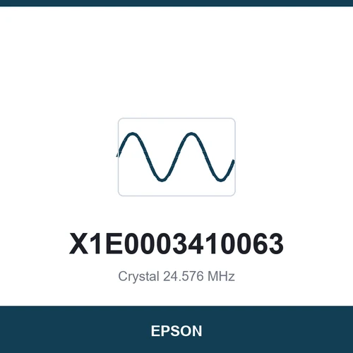 EPSON X1E0003410063 Crystal 24.576 MHz 3225