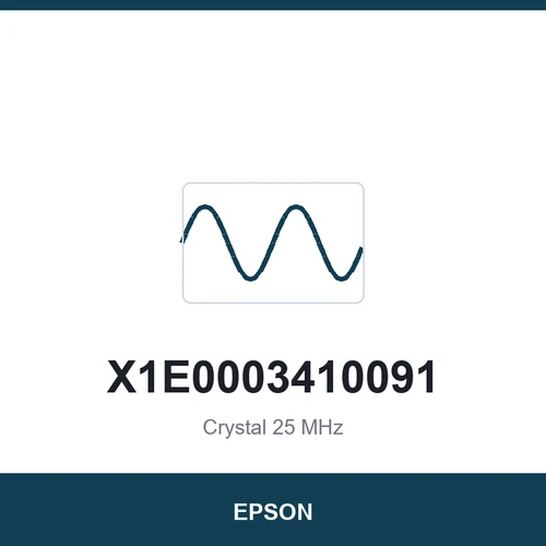 EPSON X1E0003410091 Crystal 25 MHz 3225