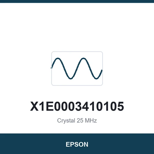 EPSON X1E0003410105 Crystal 25 MHz 3225