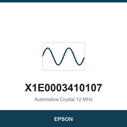 EPSON X1E0003410107 Automotive Crystal 12 MHz 3225