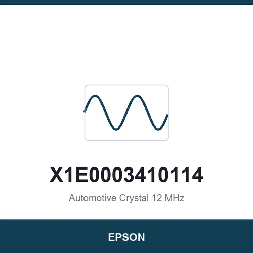 EPSON X1E0003410114 Automotive Crystal 12 MHz 3225
