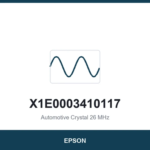 EPSON X1E0003410117 Automotive Crystal 26 MHz 3225
