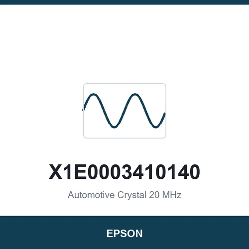 EPSON X1E0003410140 Automotive Crystal 20 MHz 3225