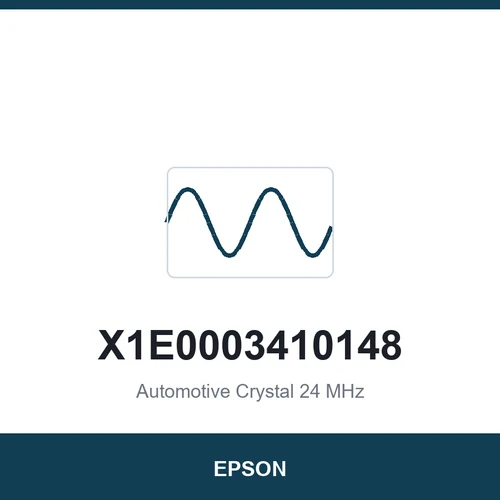 EPSON X1E0003410148 Automotive Crystal 24 MHz 3225