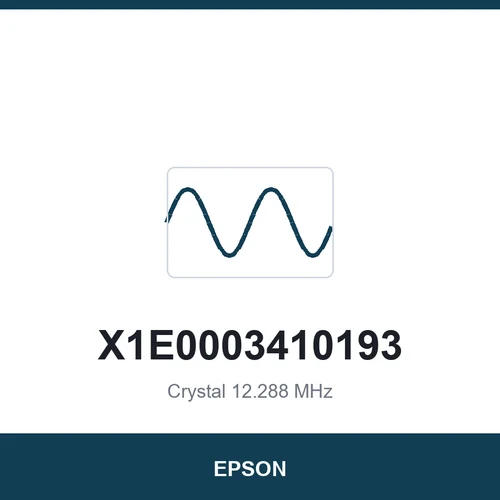 EPSON X1E0003410193 Crystal 12.288 MHz 3225