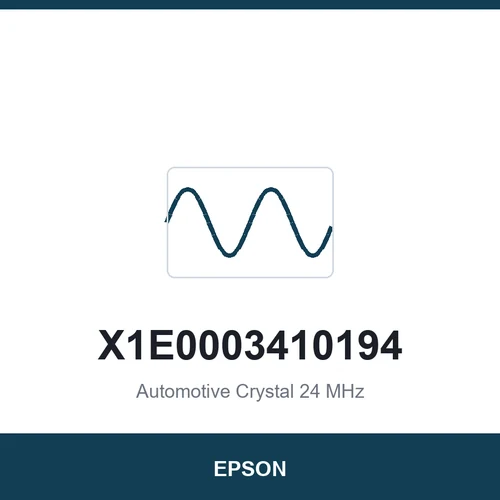 EPSON X1E0003410194 Automotive Crystal 24 MHz 3225