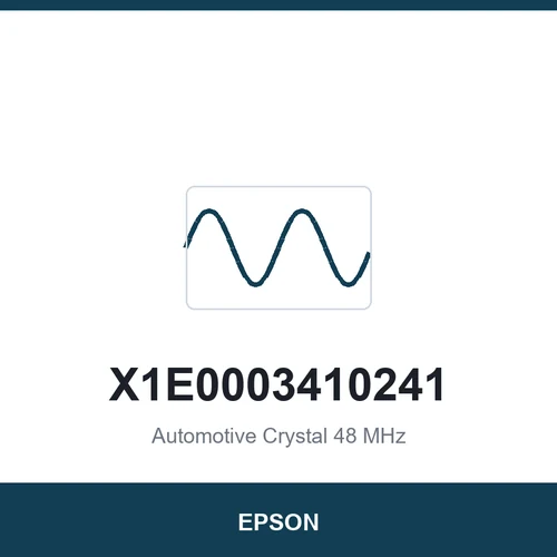 EPSON X1E0003410241 Automotive Crystal 48 MHz 3225