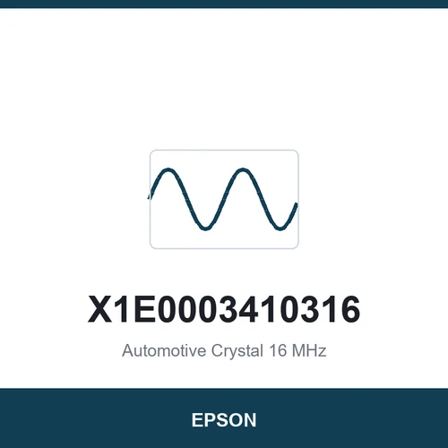 EPSON X1E0003410316 Automotive Crystal 16 MHz 3225