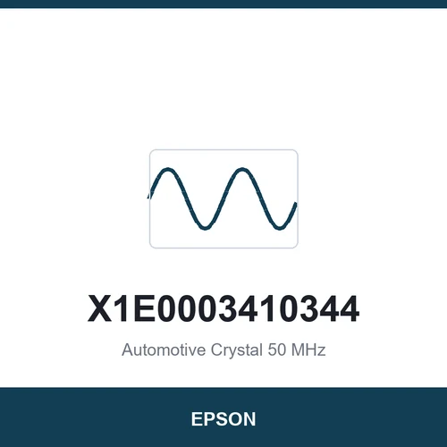 EPSON X1E0003410344 Automotive Crystal 50 MHz 3225