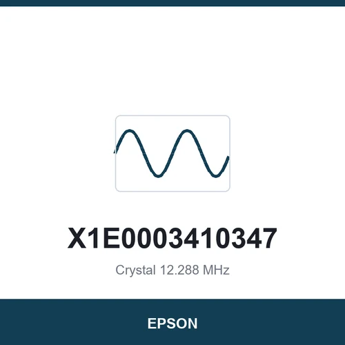 EPSON X1E0003410347 Crystal 12.288 MHz 3225