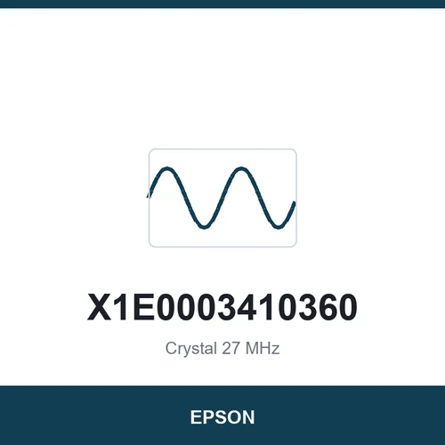 EPSON X1E0003410360 Crystal 27 MHz 3225