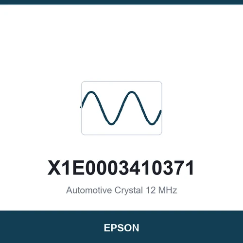 EPSON X1E0003410371 Automotive Crystal 12 MHz 3225