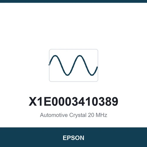 EPSON X1E0003410389 Automotive Crystal 20 MHz 3225