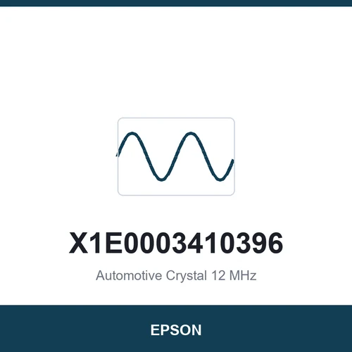 EPSON X1E0003410396 Automotive Crystal 12 MHz 3225