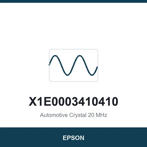 EPSON X1E0003410410 Automotive Crystal 20 MHz 3225