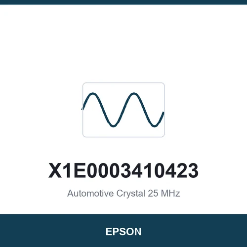 EPSON X1E0003410423 Automotive Crystal 25 MHz 3225