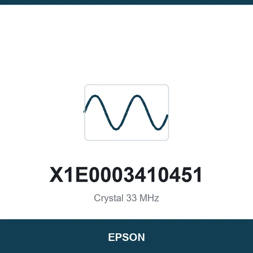 EPSON X1E0003410451 Crystal 33 MHz 3225