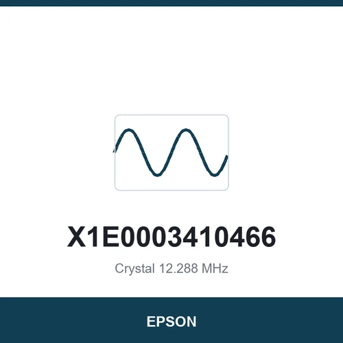 EPSON X1E0003410466 Crystal 12.288 MHz 3225