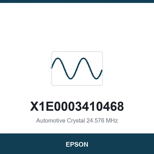 EPSON X1E0003410468 Automotive Crystal 24.576 MHz 3225